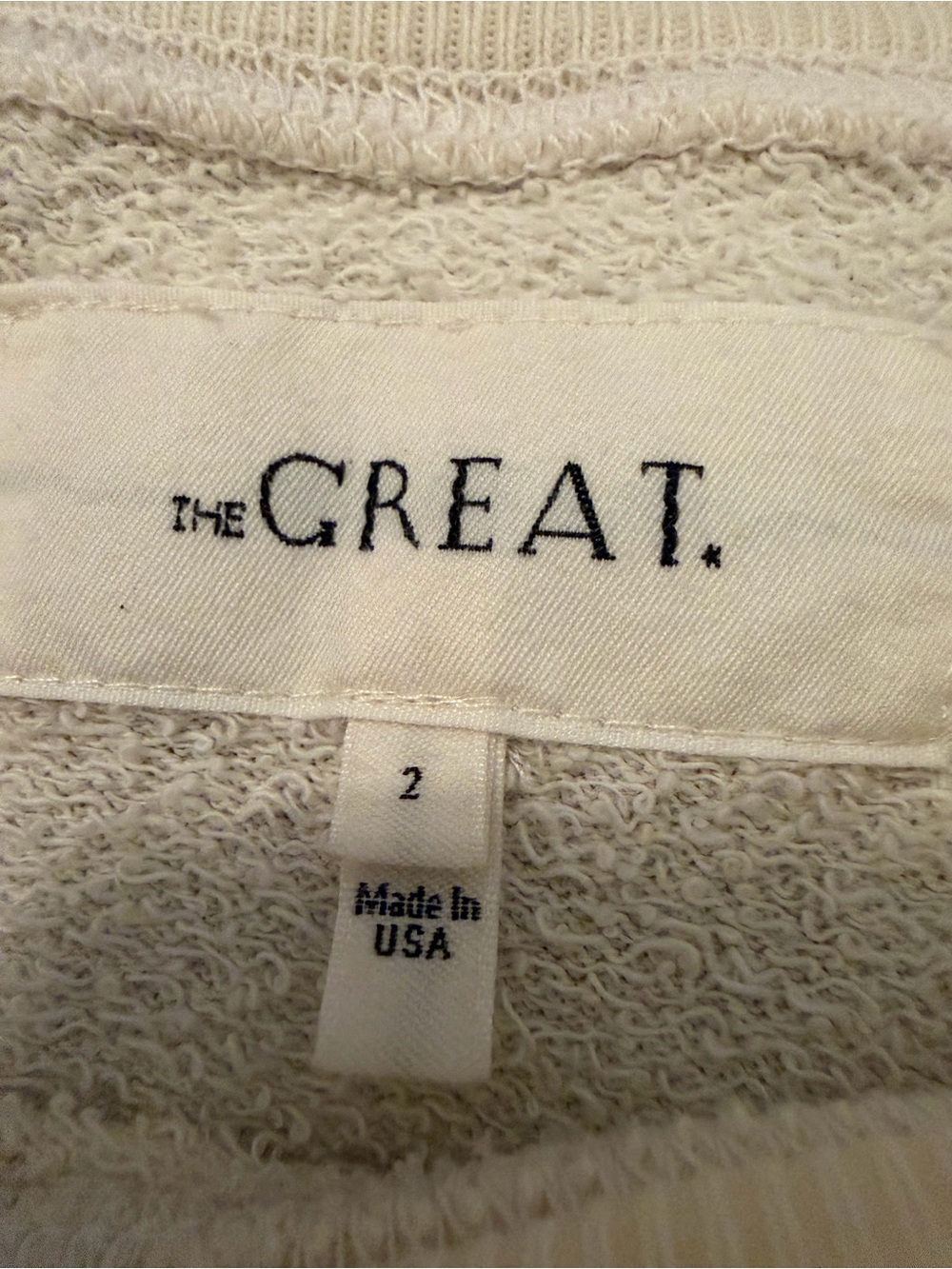 THE GREAT. The Slouch Sweatshirt Size Medium Riding Horses Print Western Cozy - Picture 6 of 9